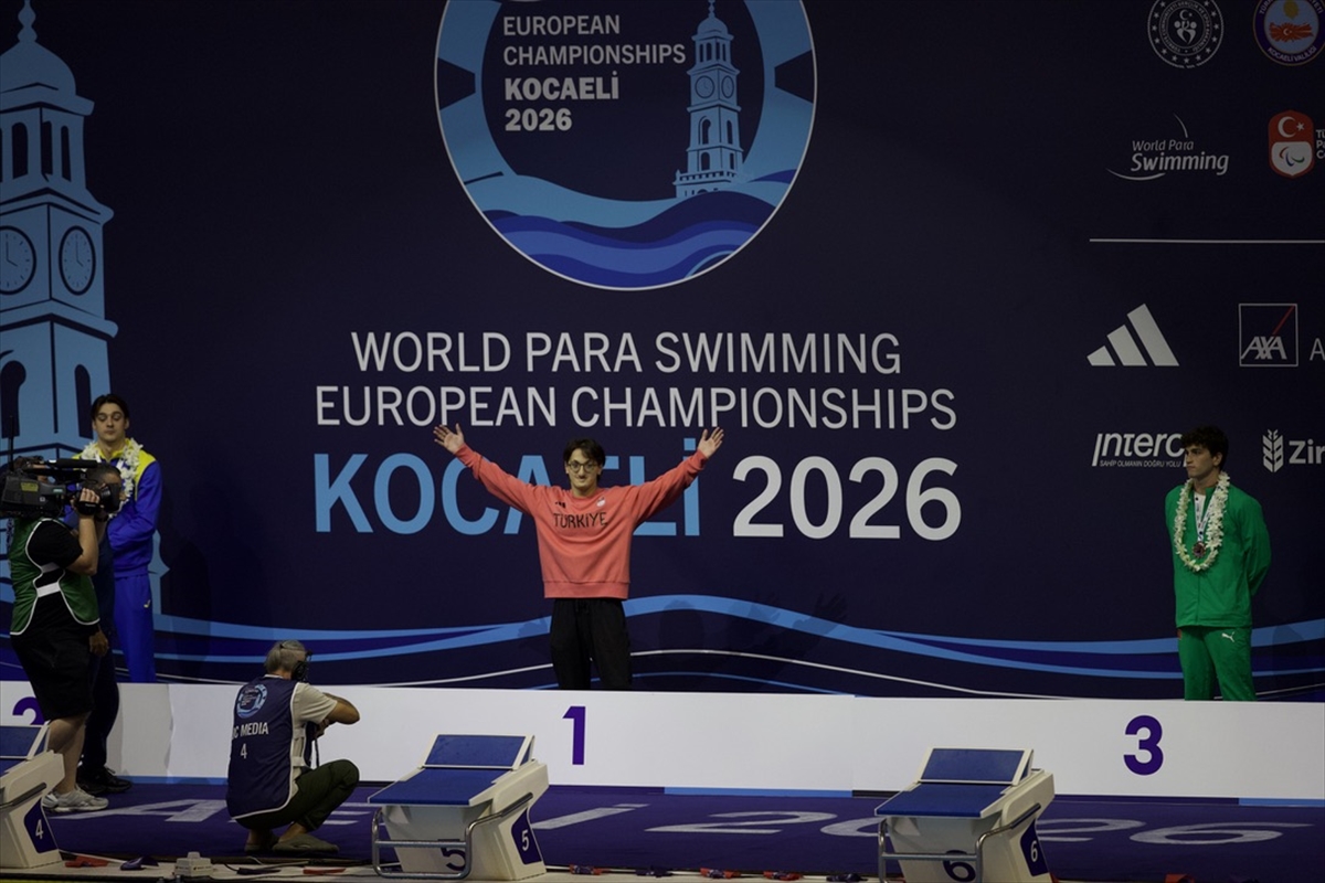 2026 Avrupa Para Yüzme Şampiyonası'nın son gününde milli sporculardan 2 altın madalya