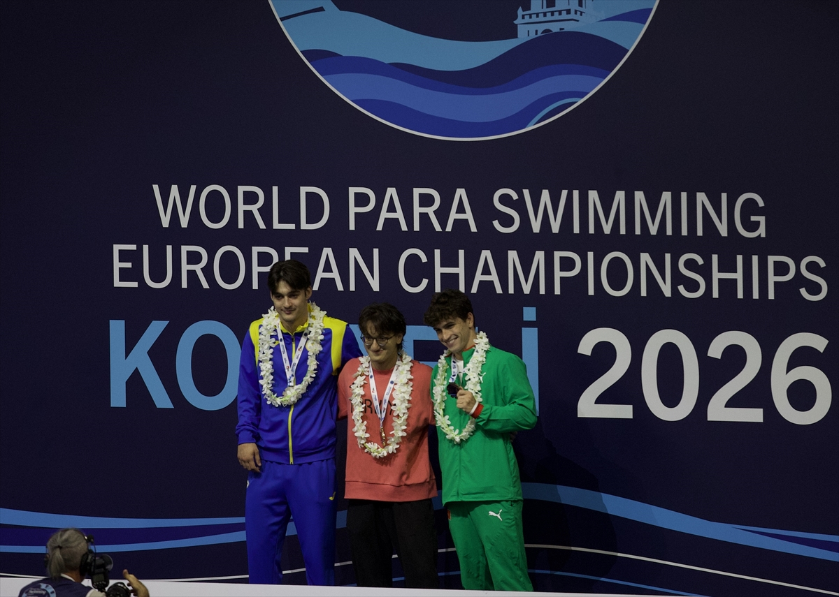 2026 Avrupa Para Yüzme Şampiyonası'nın son gününde milli sporculardan 2 altın madalya
