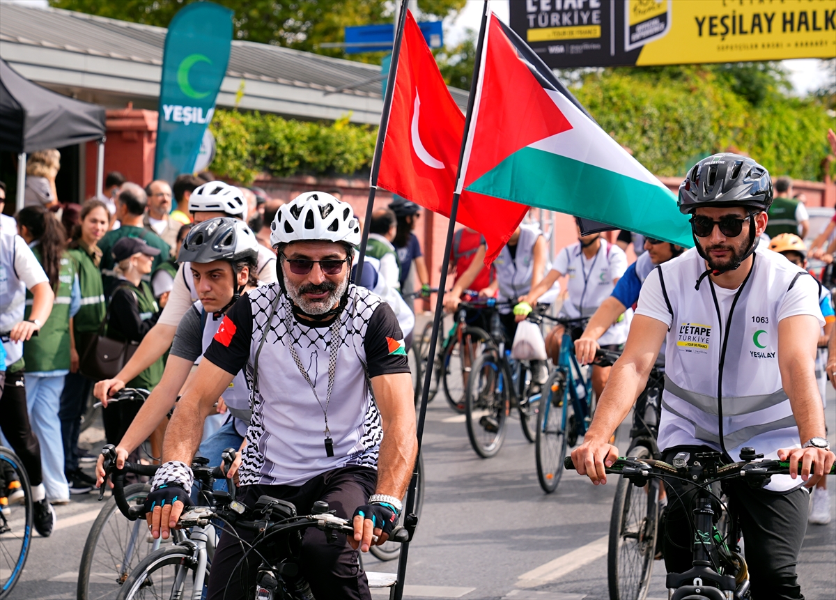 İstanbul'da Yeşilay-L'Etape Halk Sürüşü: Binlerce kişi katıldı