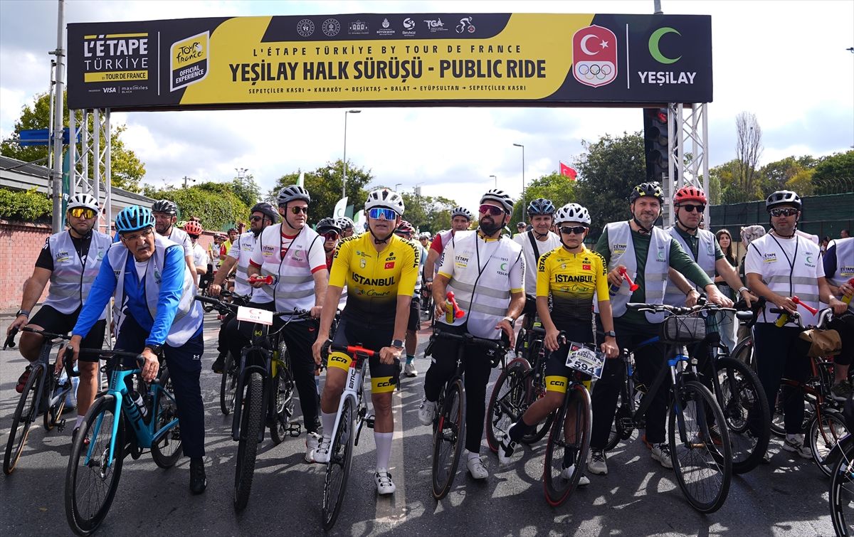 İstanbul'da Yeşilay-L'Etape Halk Sürüşü: Binlerce kişi katıldı