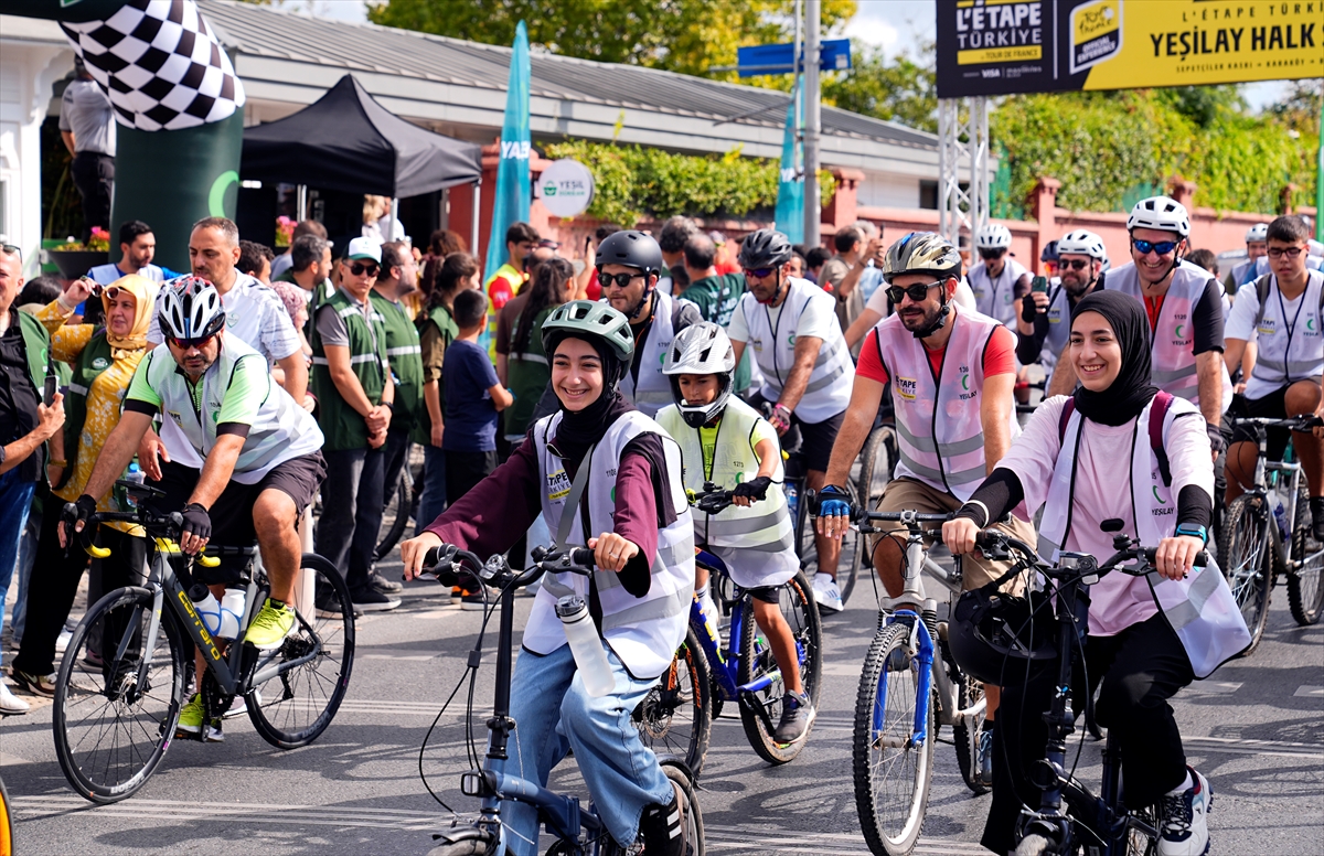 İstanbul'da Yeşilay-L'Etape Halk Sürüşü: Binlerce kişi katıldı