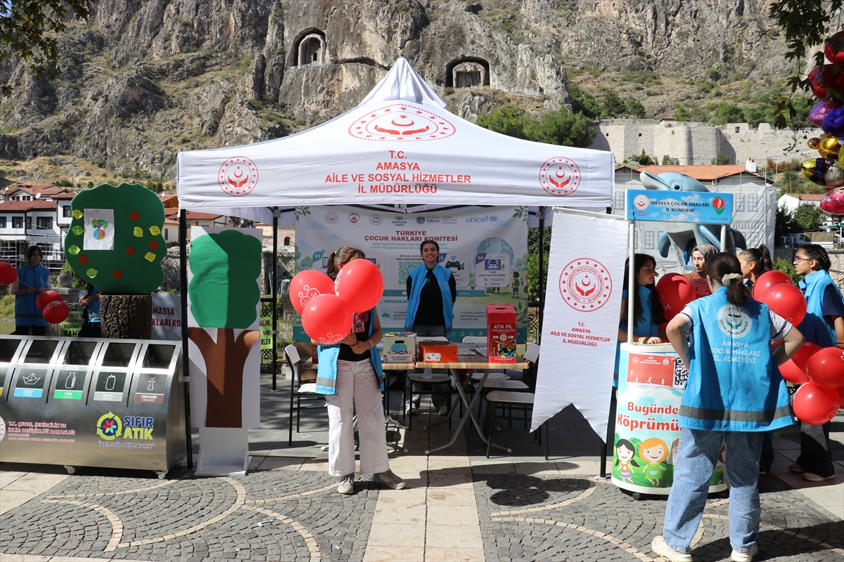 Amasya'da çocuklar: Tohum toplarıyla iklim değişikliğine dikkat