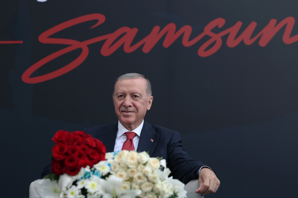 Cumhurbaşkanı Erdoğan, Samsun'da gençlerle buluştu: (2)