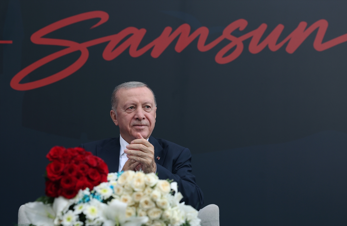 Cumhurbaşkanı Erdoğan, Samsun'da gençlerle buluştu: (2)