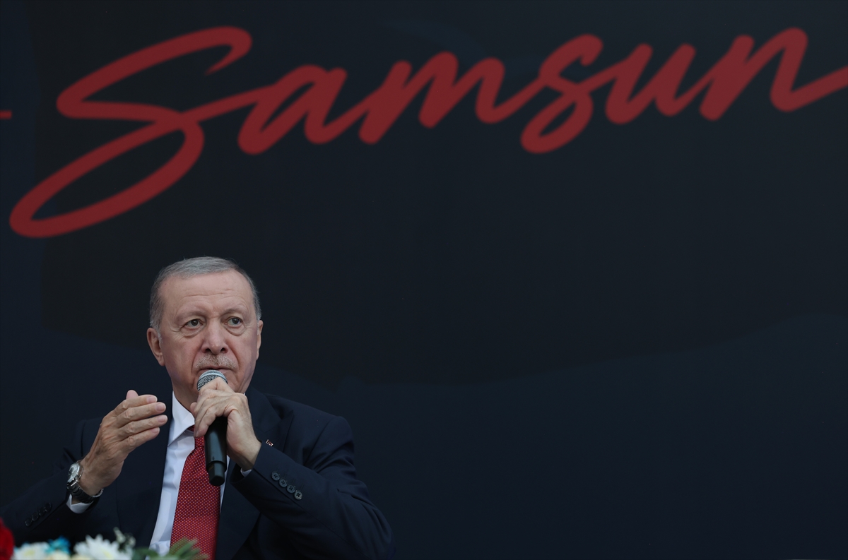 Cumhurbaşkanı Erdoğan, Samsun'da gençlerle buluştu: (2)