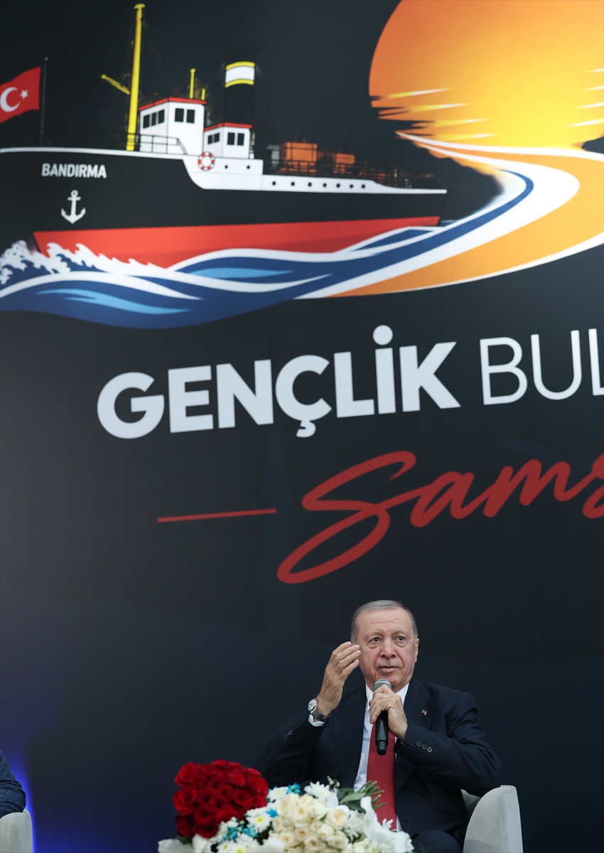 Cumhurbaşkanı Erdoğan, Samsun'da gençlerle buluştu: (2)
