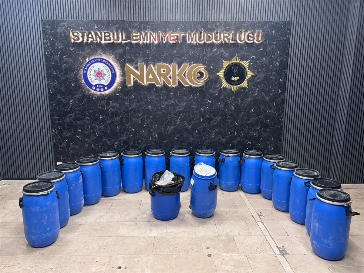 İstanbul'da 486,5 kilogram uyuşturucu ele geçirildi