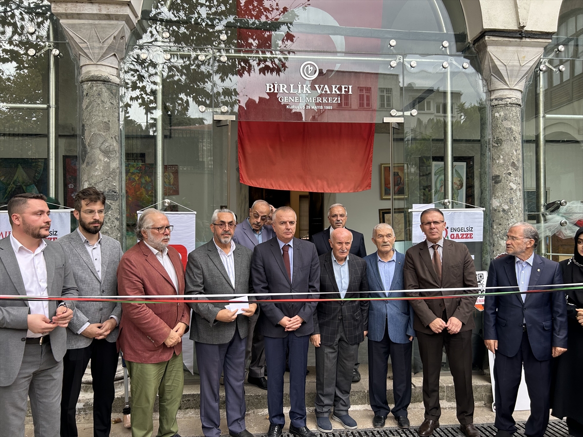 Engelsiz Gazze Sanat Sergisi İstanbul'da Açıldı