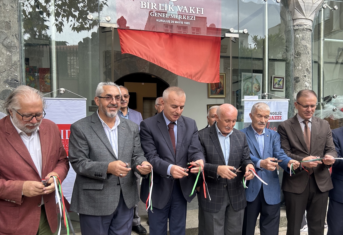 Engelsiz Gazze Sanat Sergisi İstanbul'da Açıldı