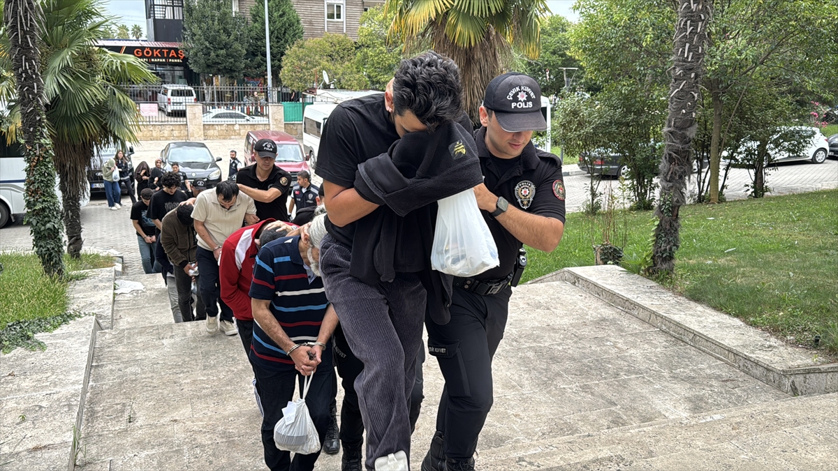 Samsun merkezli Sokaklar Güvende: 21 şüpheli adliyede