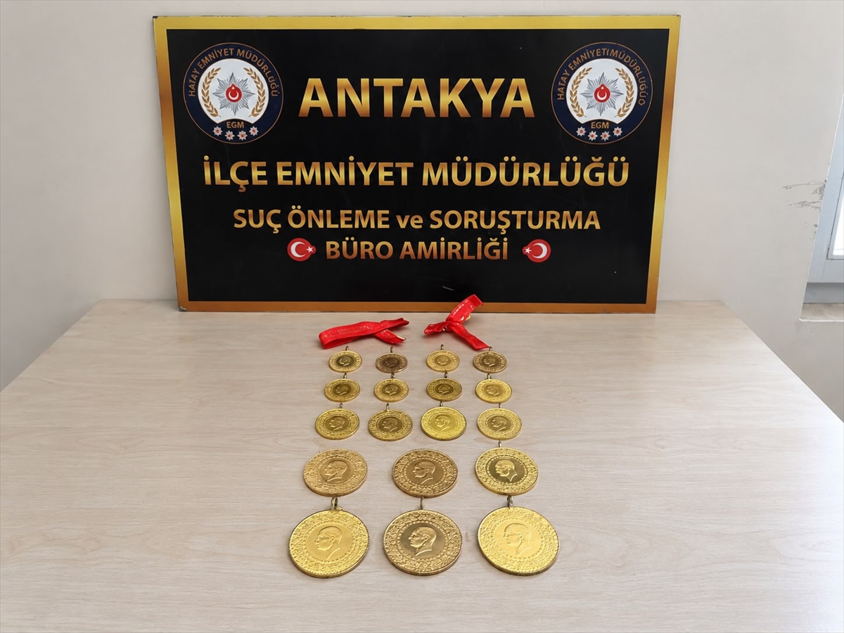 Düşürülen altınları alan şüpheli yakalandı
