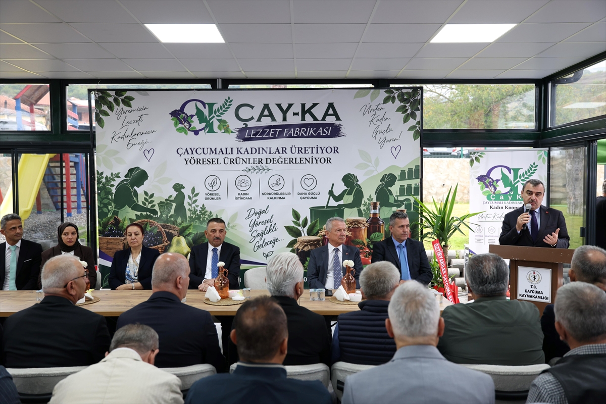 Çaycuma'da atıl okul binası kadınların üretim yapacağı tesise dönüştürüldü