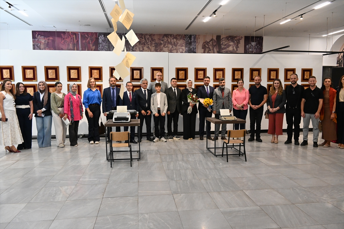 Üsküp'te, Türk Diline Adanmış Portreler sergisi düzenlendi
