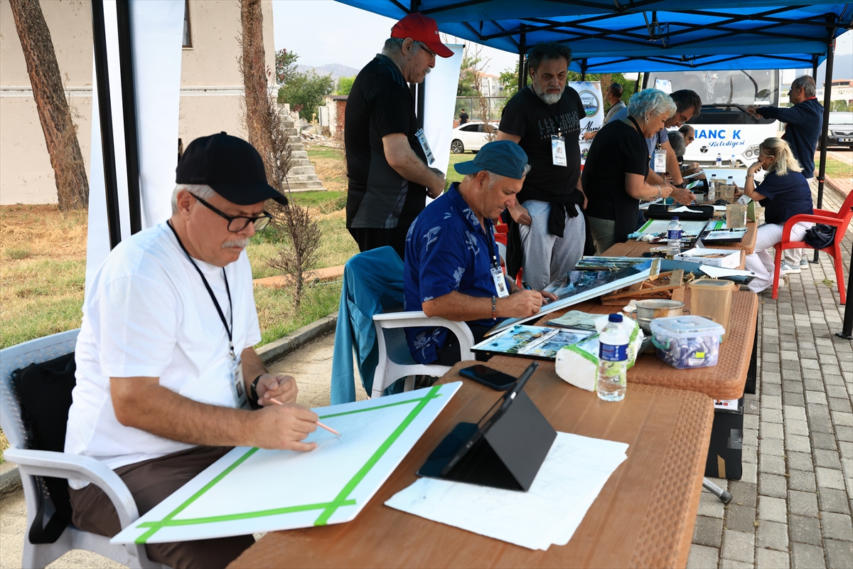 Uluslararası Suluboya Festivali: 17 ressam Osmancık'ı resmetti
