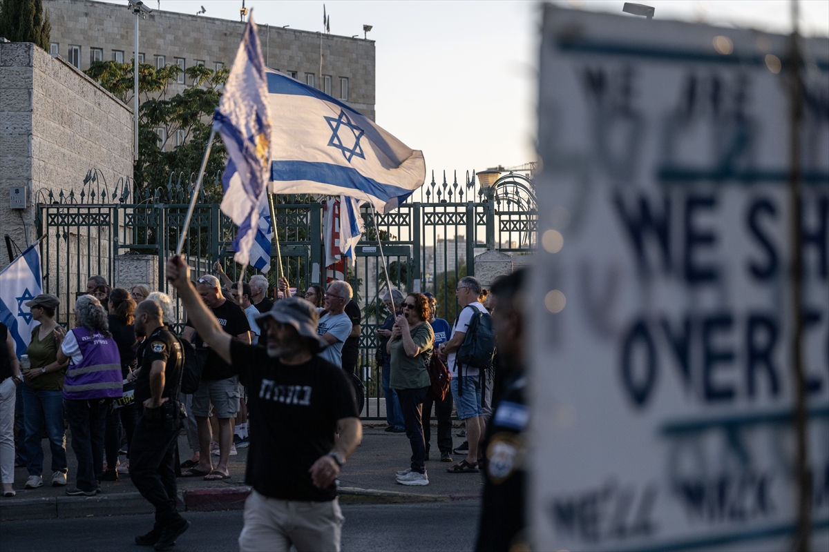 Netanyahu: Seçim öncesi tansiyonu yükseltme protestosu