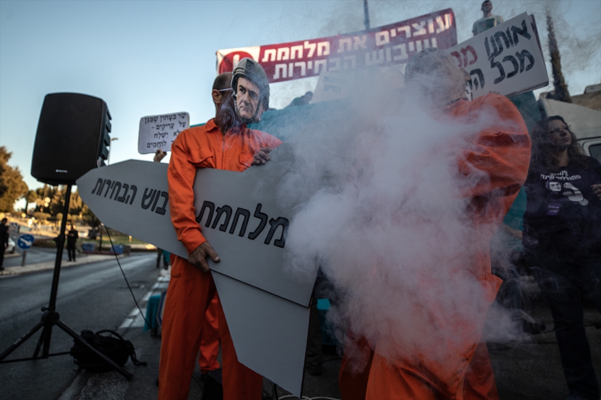 Netanyahu: Seçim öncesi tansiyonu yükseltme protestosu