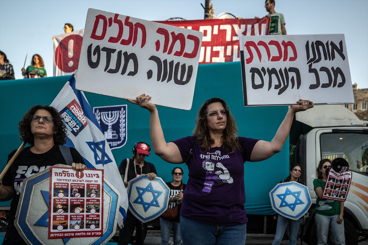 Netanyahu: Seçim öncesi tansiyonu yükseltme protestosu