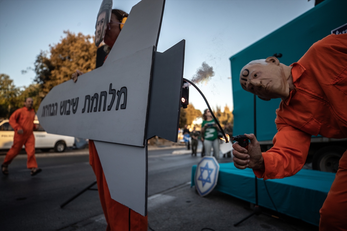 Netanyahu: Seçim öncesi tansiyonu yükseltme protestosu