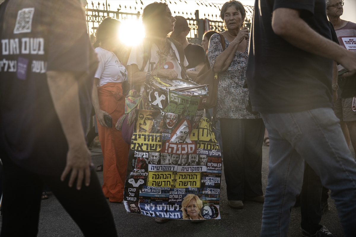 Netanyahu: Seçim öncesi tansiyonu yükseltme protestosu