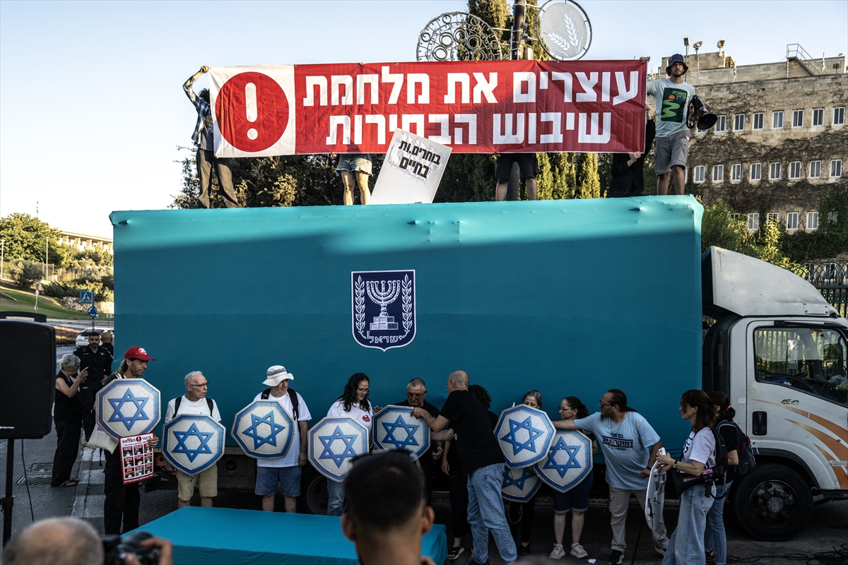 Netanyahu: Seçim öncesi tansiyonu yükseltme protestosu
