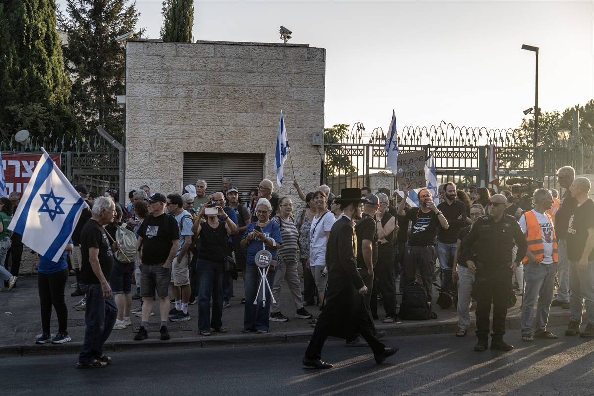 Netanyahu: Seçim öncesi tansiyonu yükseltme protestosu