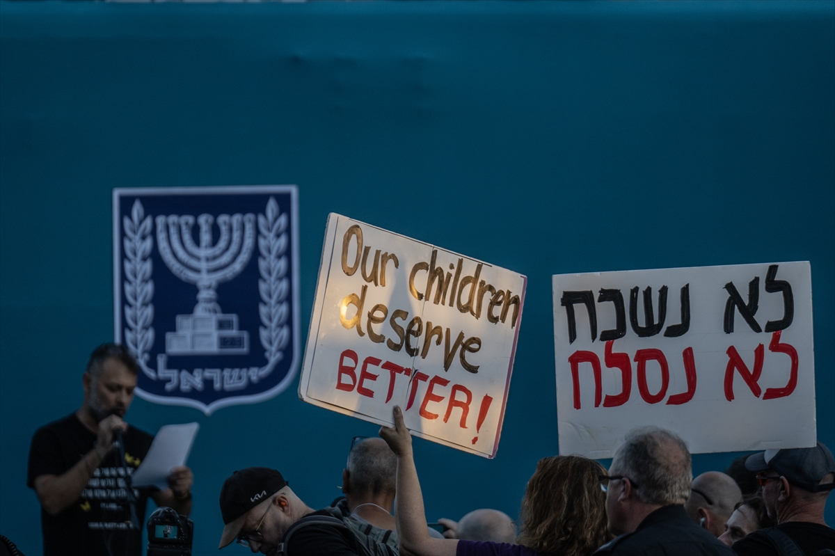 Netanyahu: Seçim öncesi tansiyonu yükseltme protestosu