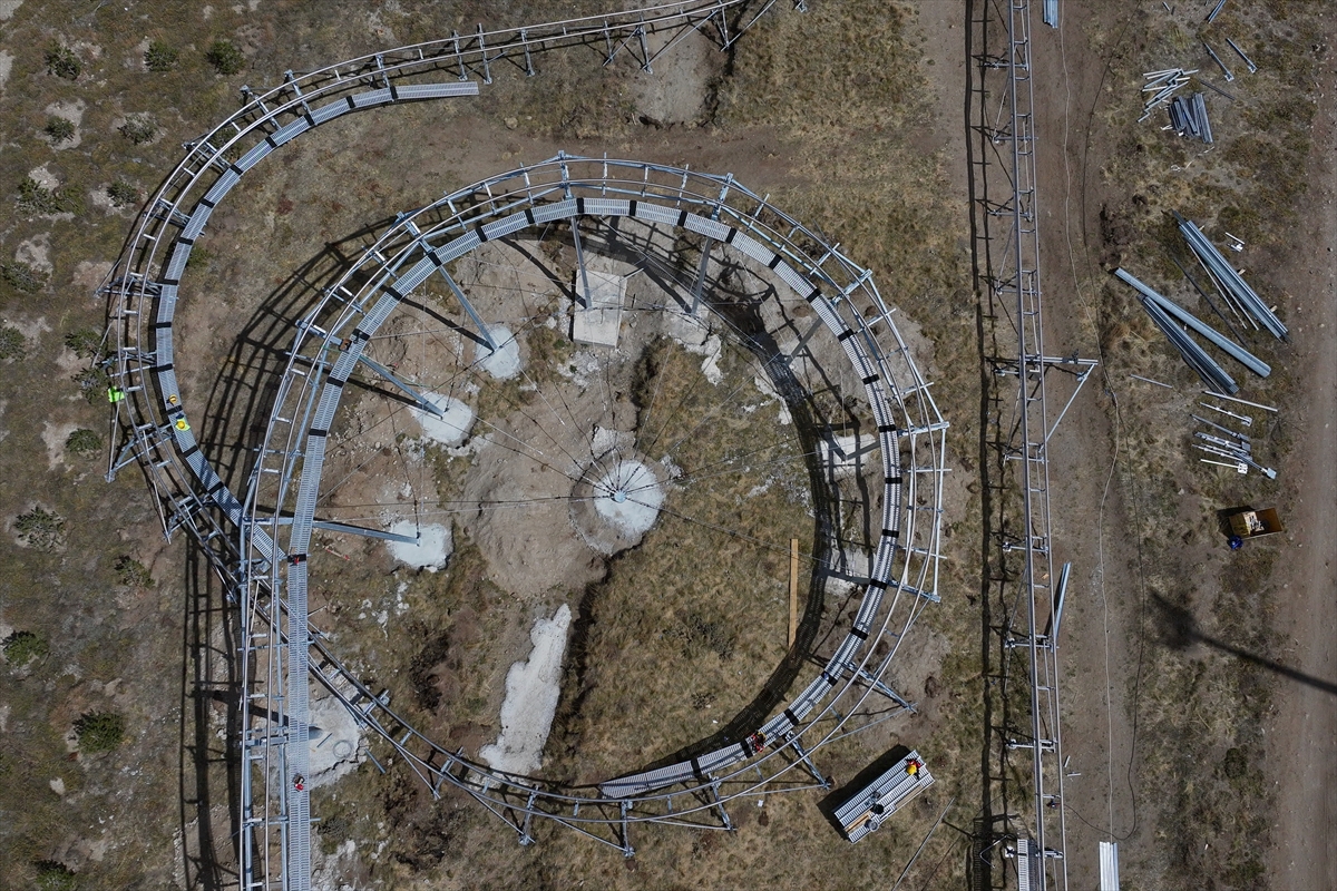 Erciyes'e 1100 metrelik dağ kızağı parkuru yapılıyor