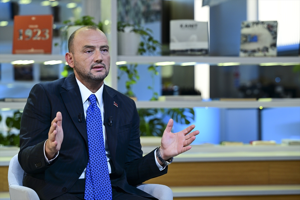 MÜSİAD Genel Başkanı Burhan Özdemir, AA Finans Masası'na konuk oldu: (1)