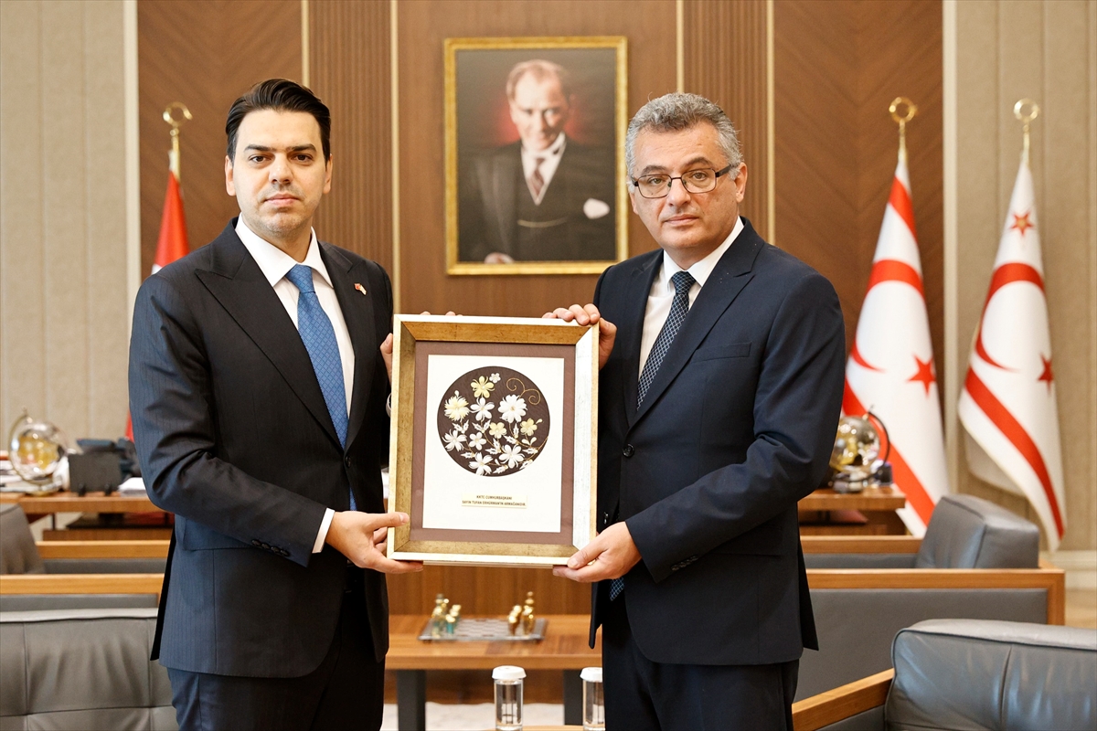 KKTC Cumhurbaşkanı Tufan Erhürman: TİKA Başkanı Eren'i kabul etti