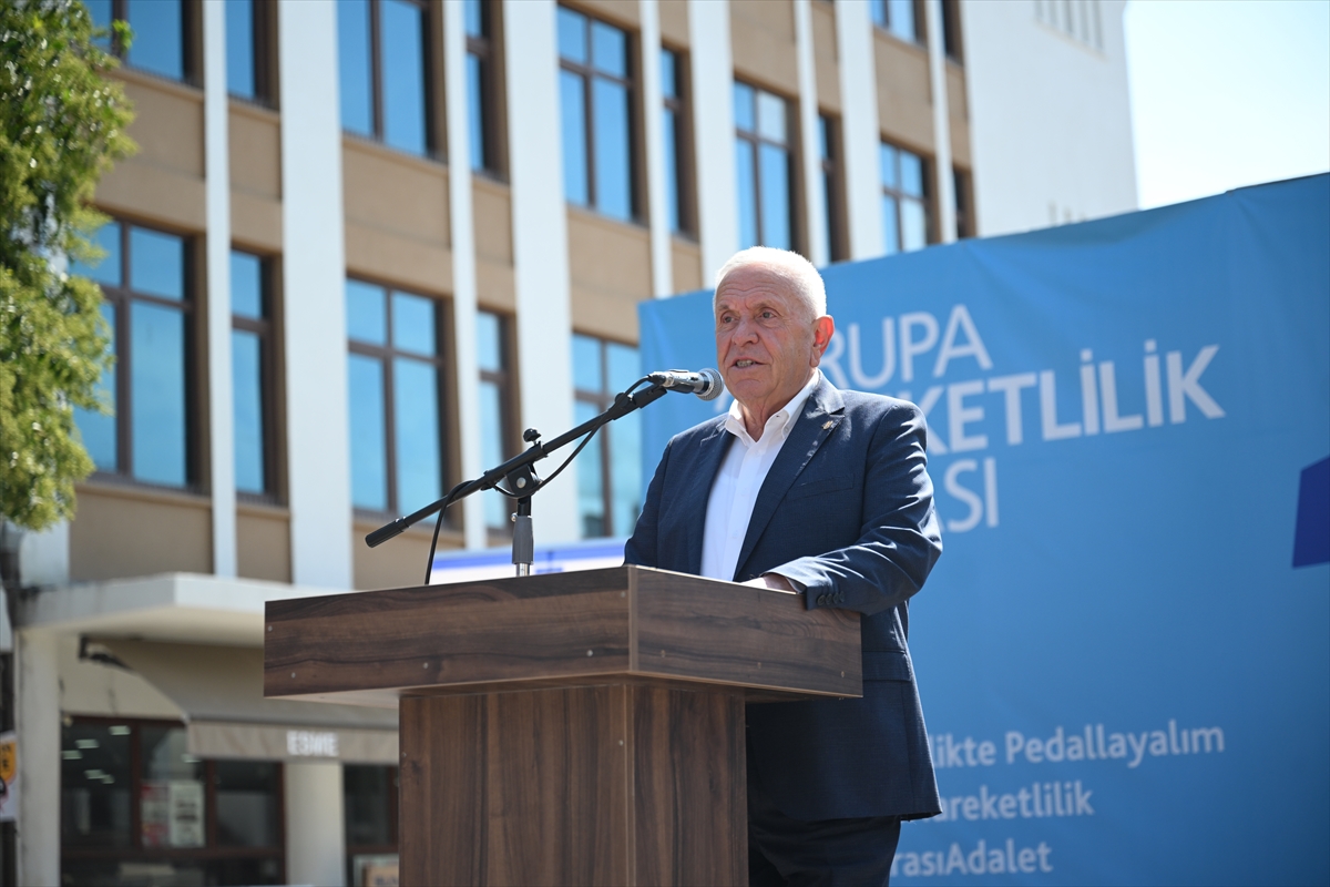 Edirne'de Avrupa Hareketlilik Haftası: Bisiklet turu düzenlendi