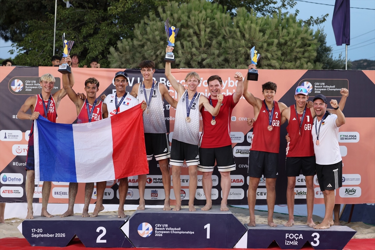 2026 CEV 18 Yaş Altı Avrupa Plaj Voleybolu Şampiyonası tamamlandı