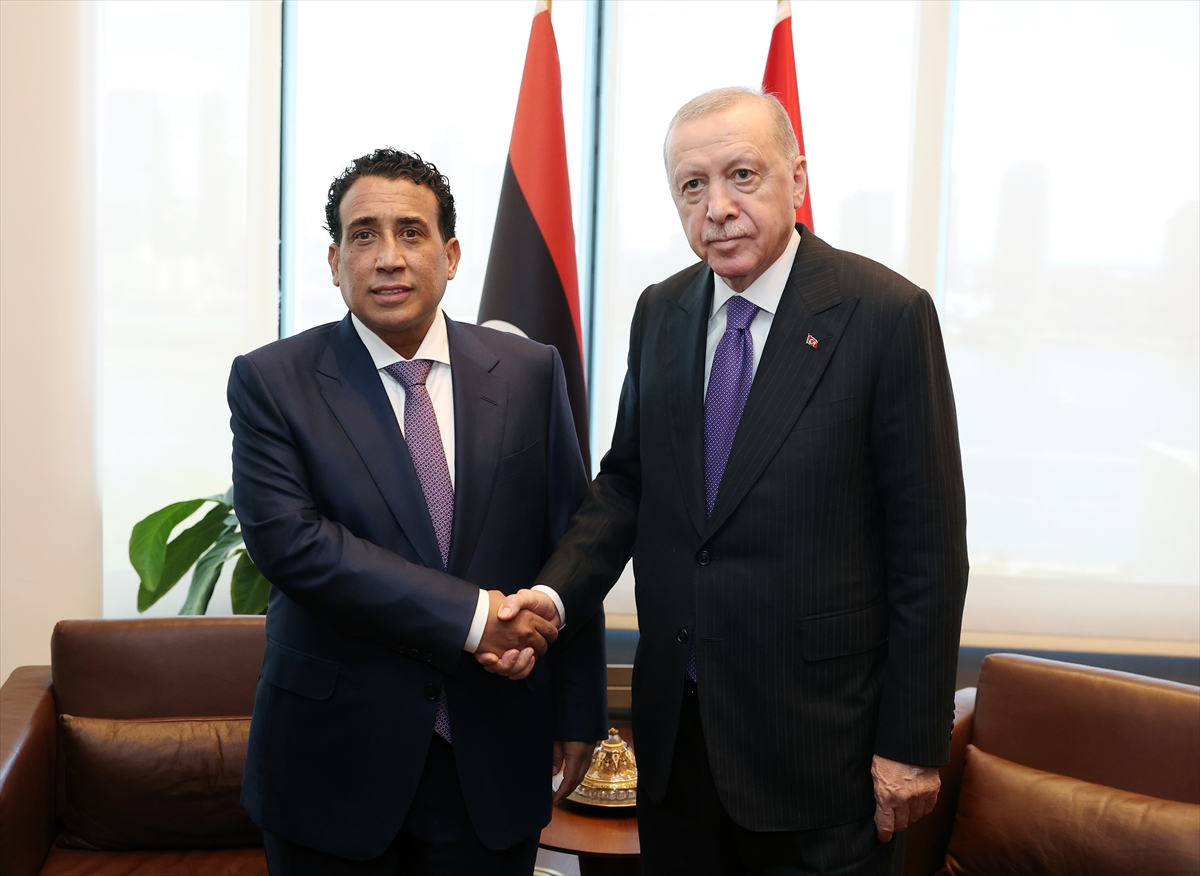 Cumhurbaşkanı Erdoğan: Libya Lideri Menfi ile görüştü