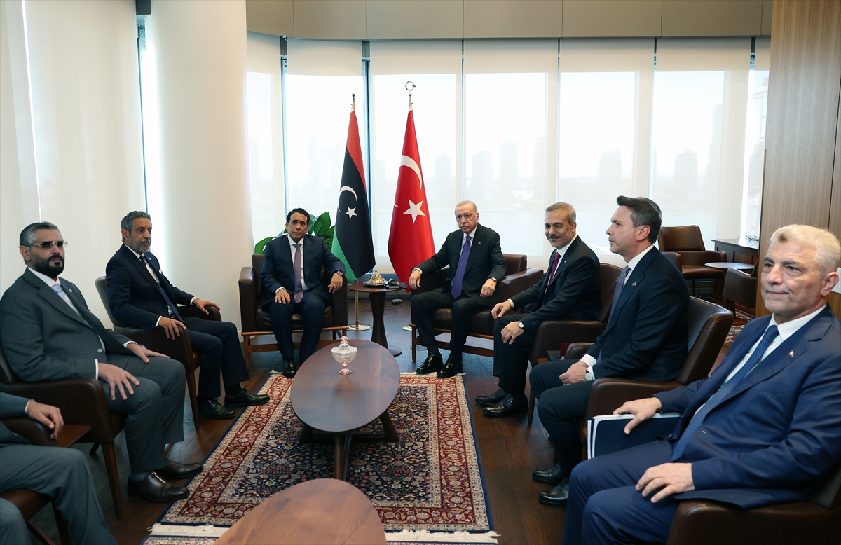 Cumhurbaşkanı Erdoğan: Libya Lideri Menfi ile görüştü