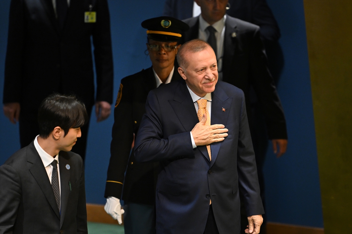 Cumhurbaşkanı Erdoğan, Birleşmiş Milletler 81. Genel Kurulu'na hitap etti: (1)
