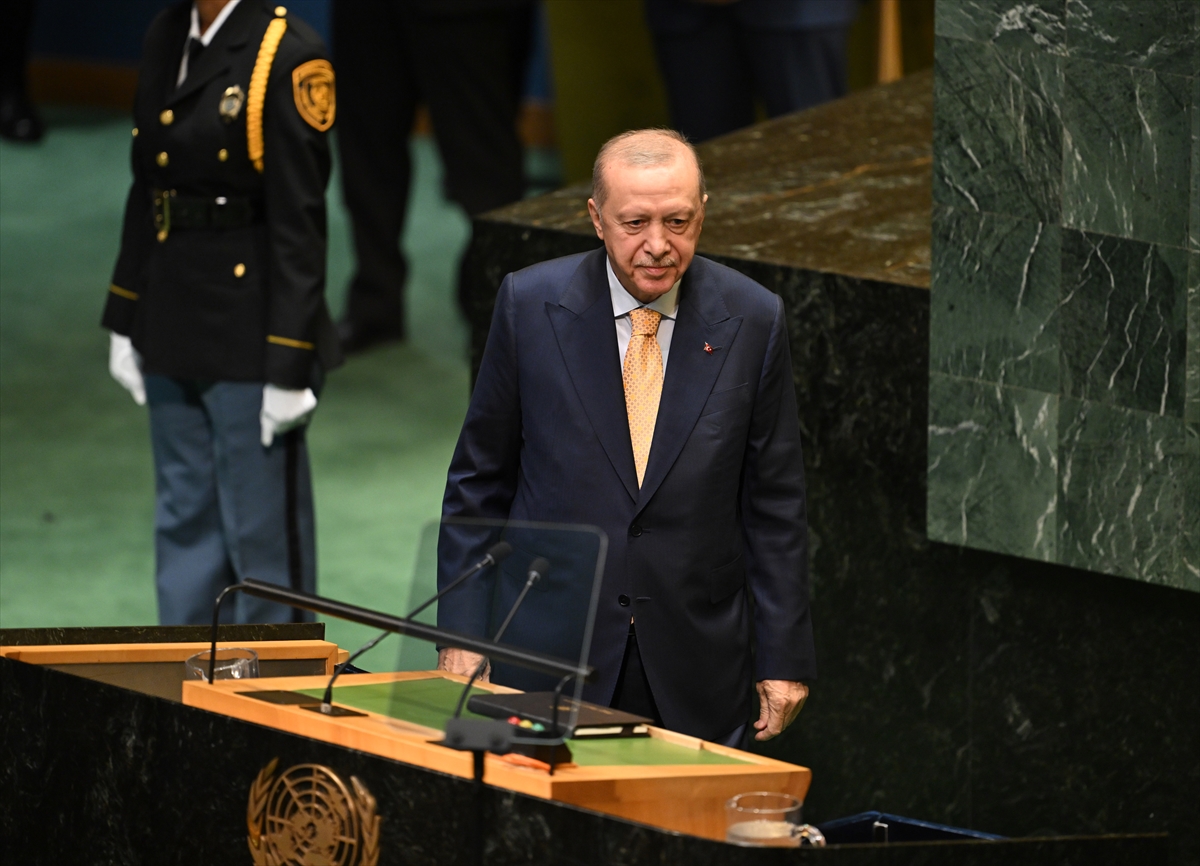 Cumhurbaşkanı Erdoğan, Birleşmiş Milletler 81. Genel Kurulu'na hitap etti: (1)