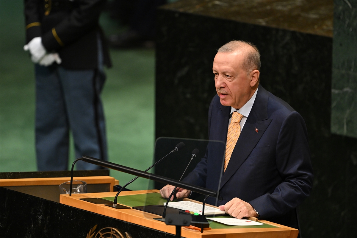 Cumhurbaşkanı Erdoğan, Birleşmiş Milletler 81. Genel Kurulu'na hitap etti: (1)