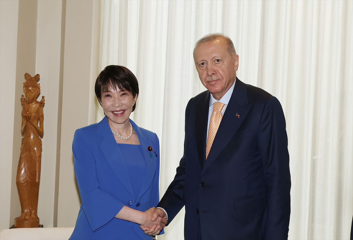 Cumhurbaşkanı Erdoğan, Japonya Başbakanı Takaiçi Sanae'yi kabul etti