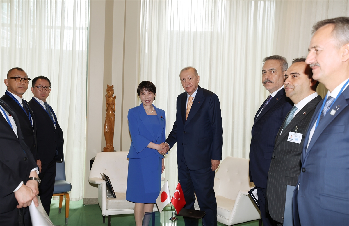 Cumhurbaşkanı Erdoğan, Japonya Başbakanı Takaiçi Sanae'yi kabul etti