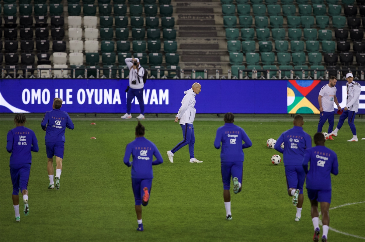 Fransa Milli Takımı: Türkiye maçı hazırlıkları bitti