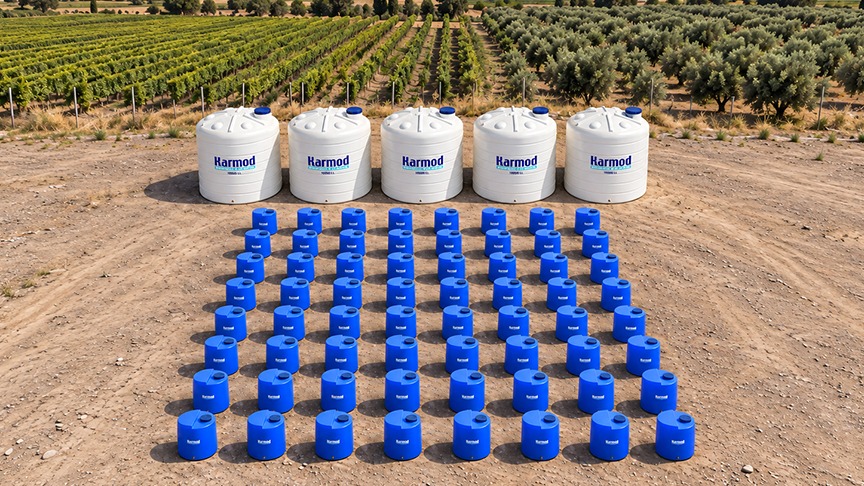 Karmod: Plastik depolar Fransa'da endüstriyel tarımda kullanılacak