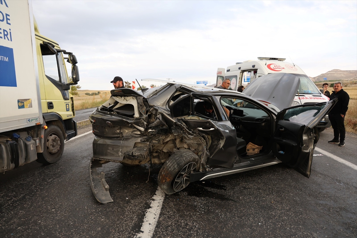 Nevşehir'de trafik kazası: 2'si çocuk 6 kişi yaralandı