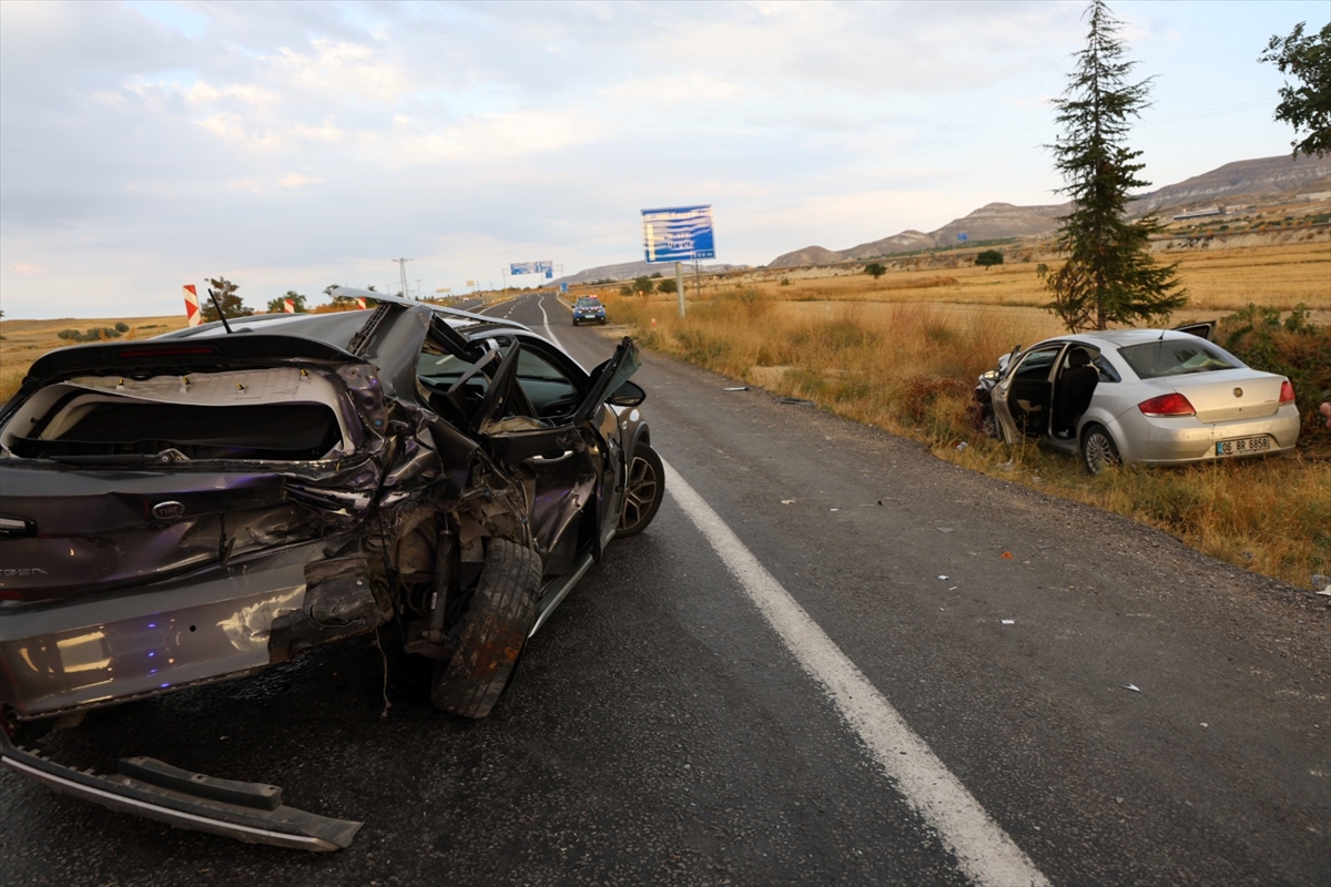 Nevşehir'de trafik kazası: 2'si çocuk 6 kişi yaralandı