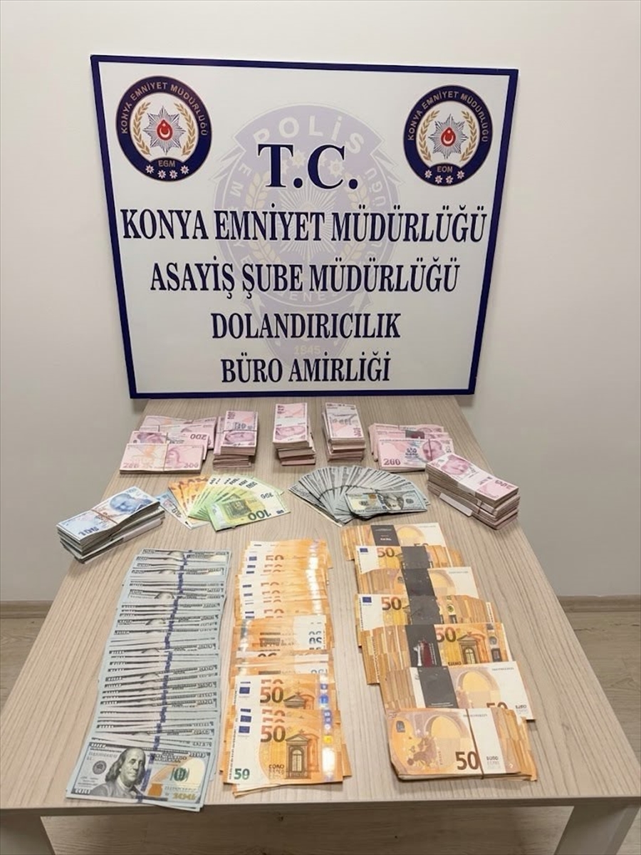 Konya Operasyonu: Kendini polis tanıtan 2 dolandırıcı tutuklandı