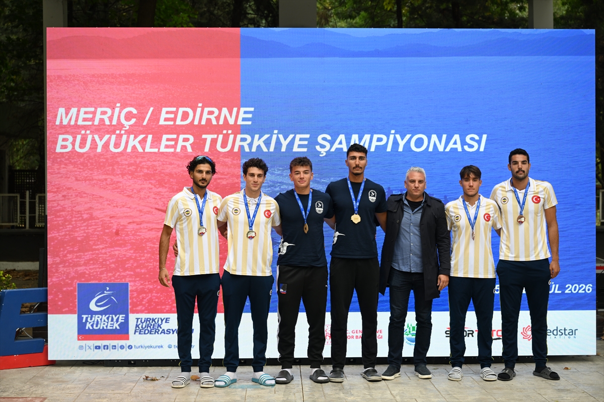Türkiye Kürek Şampiyonası Edirne'de tamamlandı