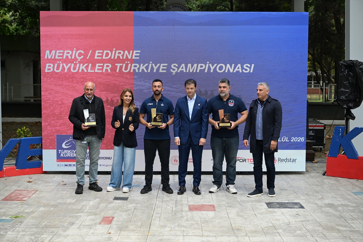 Türkiye Kürek Şampiyonası Edirne'de tamamlandı