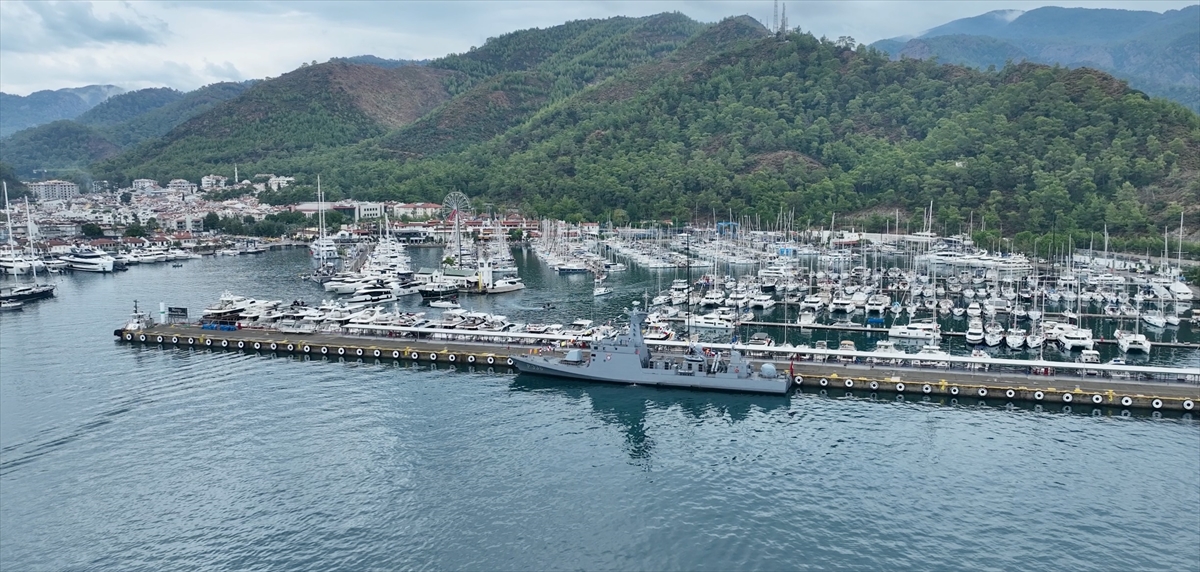 TCG Zıpkın Marmaris'te ziyarete açıldı: Kaymakam Kaya ziyaret etti