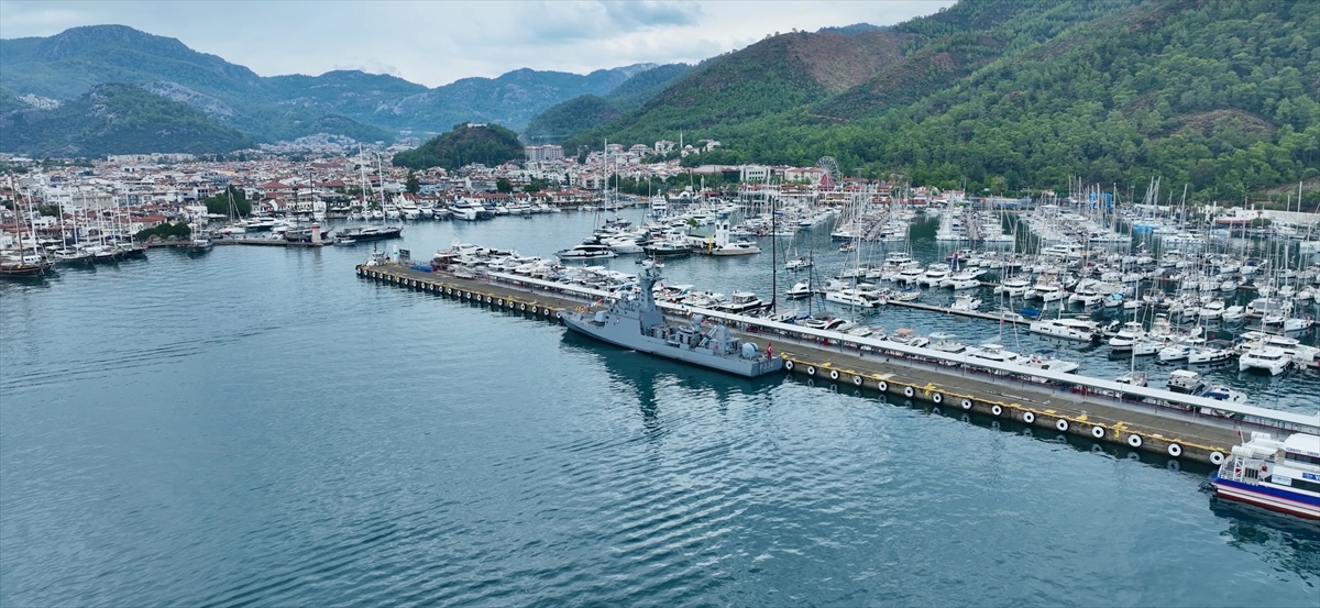 TCG Zıpkın Marmaris'te ziyarete açıldı: Kaymakam Kaya ziyaret etti