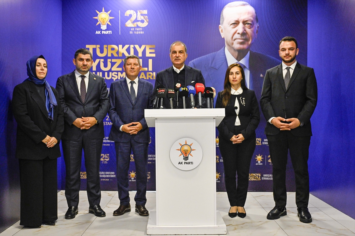 AK Parti Sözcüsü Ömer Çelik: Milletin birikimine çökülemez