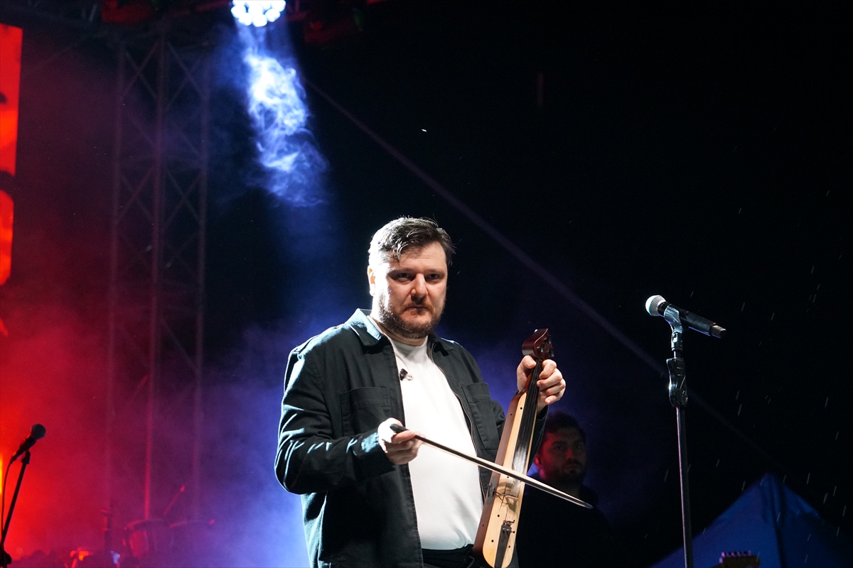 Osmancık'ta Pırlanta Pirinç Festivali'nde konser düzenlendi