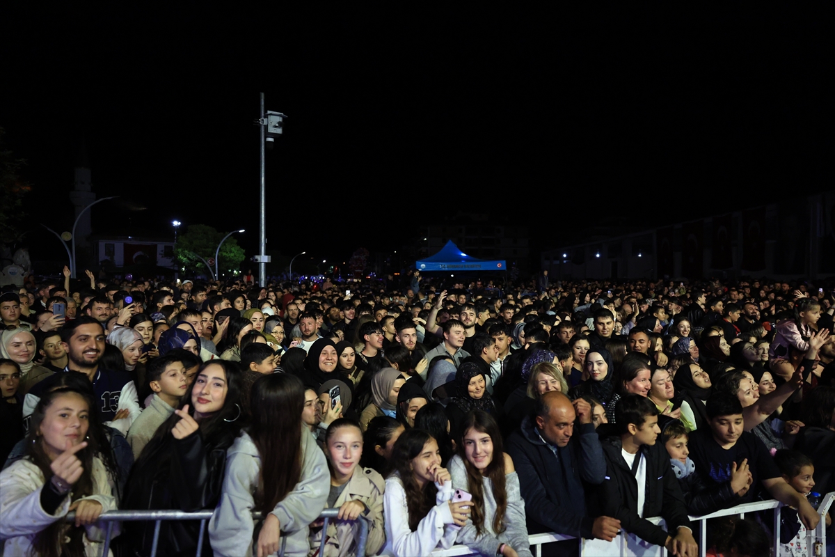 Osmancık'ta Pırlanta Pirinç Festivali'nde konser düzenlendi